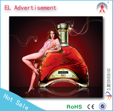 light board advertising/ el poster advertising/innovative outdoor el advertising