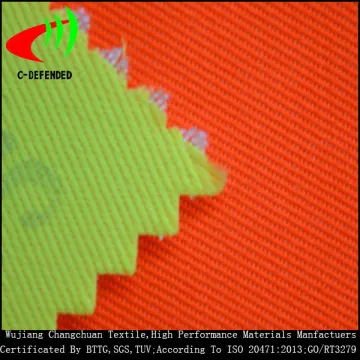 twill fabric construction 60 cotton 40 polyester fabric for reflective vests