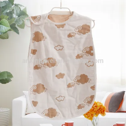 100% cotton printed wholesale baby sleeping bags for baby nest