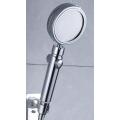 New style ABS chromed water saving shower head rainfall bathroom handheld with stop button