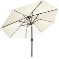 Center pillar umbrella with colorful lights