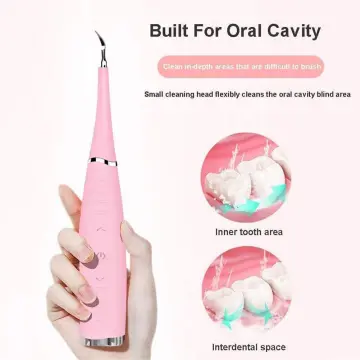 Ultrasonic Electric Tooth Cleaner Dental Scaler Tooth Calculus Remover USB Rechargeable Toothbrush Household Beauty Appliance