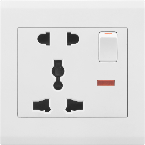 uk electrical wall switch socket 5pin