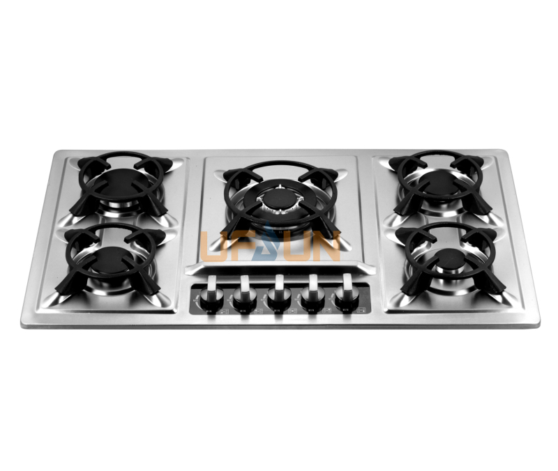 Wholesale Heavy Cast Iron Burner Can Use apartments with CE certificate built-in gas hob 5 gas burners Portable  Gas Stove