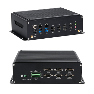 Intel I5 8305G с промышленным ПК 6 COM