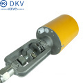 DKV Electric Control Valve DN40 WCB 2-Way for Hot Oil Steam 3-Way Proportional Control Globe Valve