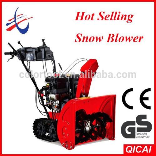 Single-handed Gasoline Track 13HP Snow Blower Rubber Track Jinhua Wuyi