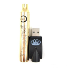 China Brass Knuckles Gold Wooden CBD Variable Voltage Factory