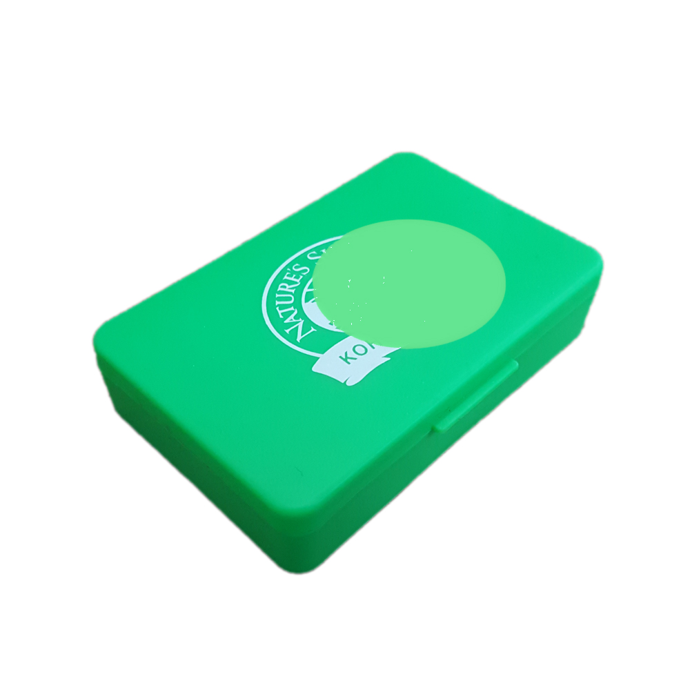 Logotipo personalizado Branding Six Slots Plastic Pill Box