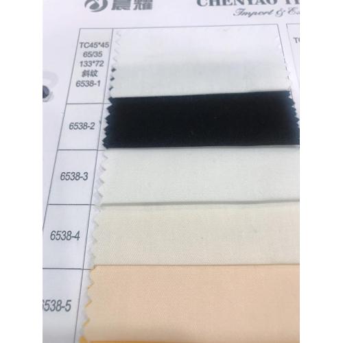 TC45*45 65/35 133*72 Twill Dyed Fabric