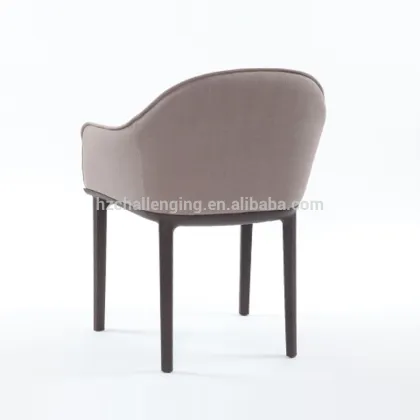 L024 Aluminum 1950s copenhagen spitfire egg leather chair