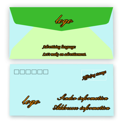 Printing Envelope Paper Bag With Plastic Film