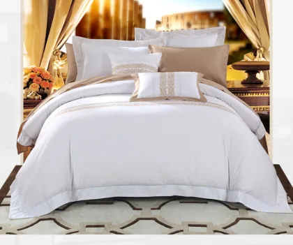 4pcs cotton bedding set for hotel&home