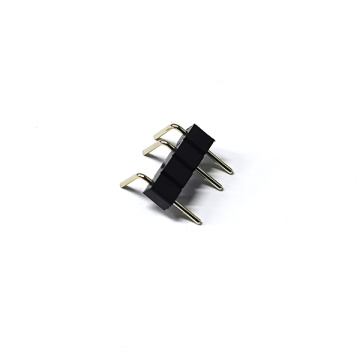 2.54 pitch 4P 90° row of pin connectors