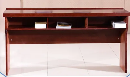 Red Wooden Conference Table for Office Furniture