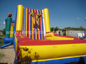 Adults Sticks Wall for sale/Inflatable sticky wall children games