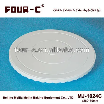 Plastic cake revolving turntable,useful cake decorating supplies
