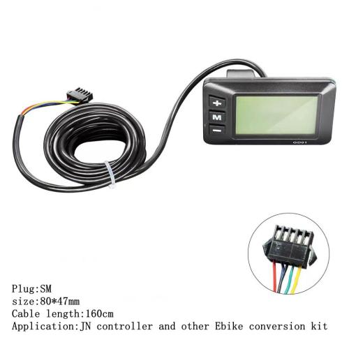 LCD GD01 Display E-Bike Kits com 30A controlador