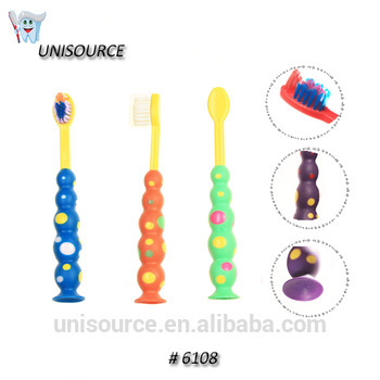 WH6108 Kids suction toothbrush with cute handle