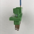 24 pin contact plug-in through wall terminal block