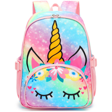 Wholesale Custom Children's Lightweight Unicorn Backpack - Large Capacity School Bag for Girls