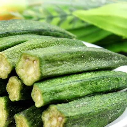 Vacuum Fried Crispy Okra