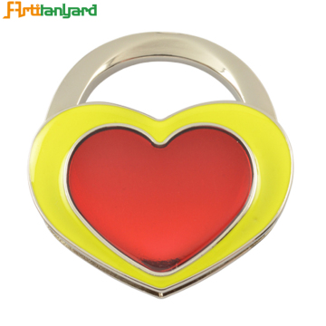 Heart Zinc Alloy Bag Hanger