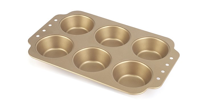 6-cavity carbon steel muffin pan-champagne gold02