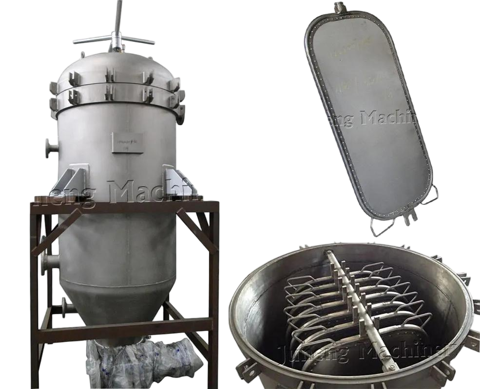 বড় এলাকা চাপ পাতা ফিল্টার SS304 ইস্পাত 20m2