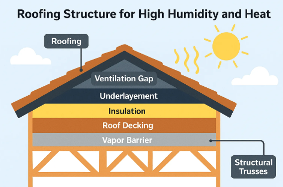 Anti-UV PVC roofing for tropical climate