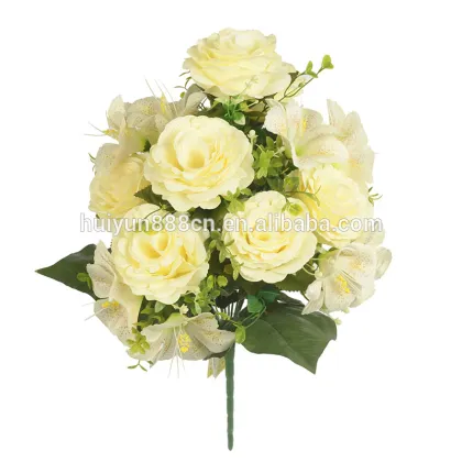 Wedding arrangement decoration artificial white kapok flower