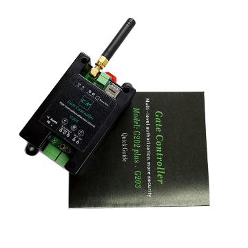 4G GSM Gate Barrier Shutter -Türtüröffner mit kostenloser Anruffernbedienung und elektronischer Sperrrelaisschalter - G203 999 Benutzer