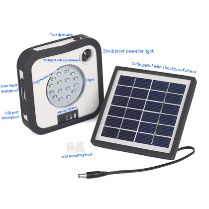 Portable LED Solar Reading Light for Rural Areas