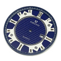 DOTs gestempelt Uhrenblatt auf Zentral mit Reheut