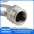 Cotovelo de conversão de tubo de aço inoxidável de precisão 90°
