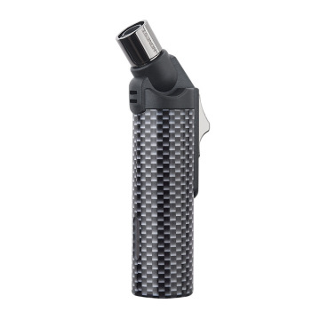 High Power TK Printing Blue Flame Gas Lighter with Transparent Compartment