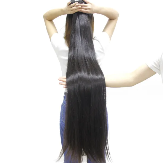 Chinese Mink Hair Extensions 40 Inch Bundles for Southeast Asian and Black Women