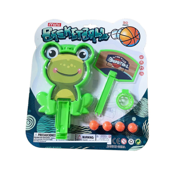 Interactive Frogs Bounce Basketball DIY Tabletop Game: A Fun Sports Machine Toy for Toddlers and Kids