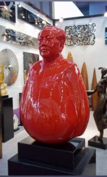 abstract modern resin sculpture art