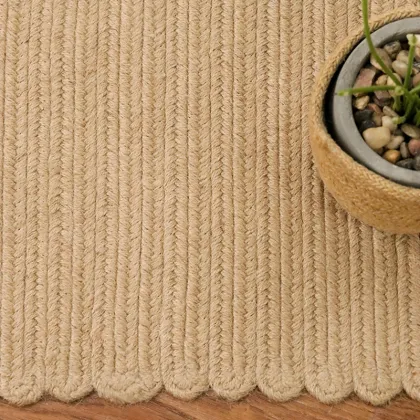 Jute rugs runner living room large