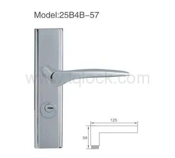 Villa door locks hardware with 185mm plate