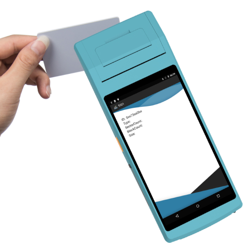 Portable NFC Reader Andorid POS with printer