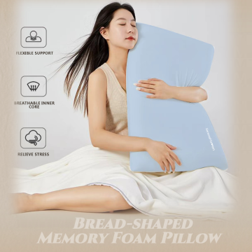 Tear Resistant Memory Foam Cervical Pillow Bread-shaped