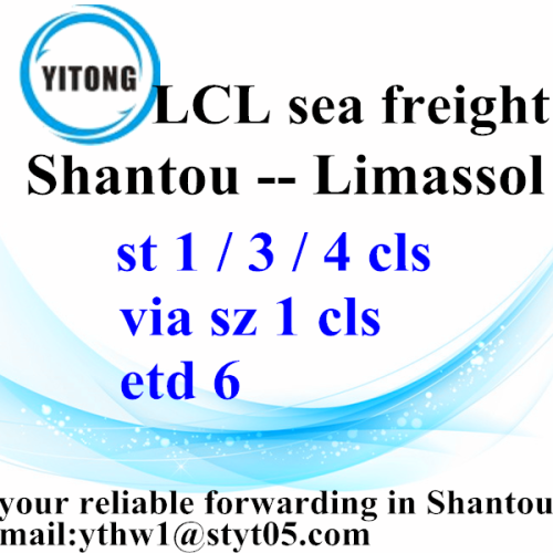 Shantou naar Limassol zeevracht verzending Timeble