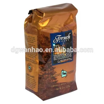 pillow shape aluminum lamination bag for coffee