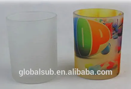 China wholesale 6oz Sublimation Frosted Glass Personalized Cup