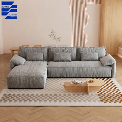Minimalist Baxter Fabric Sofa Set for Small Apartments and Villas