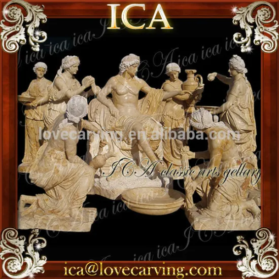 Hot selling natural famous stone sculpture of apollo in stock