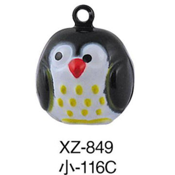 Custom Messing Bell Cartoon Owl Jingle Bells