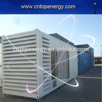 China Supplier 50Hz 750kva White Cabinet Container SDiesel Generator with Optional ATS , Synchronization , High Votage Low Price